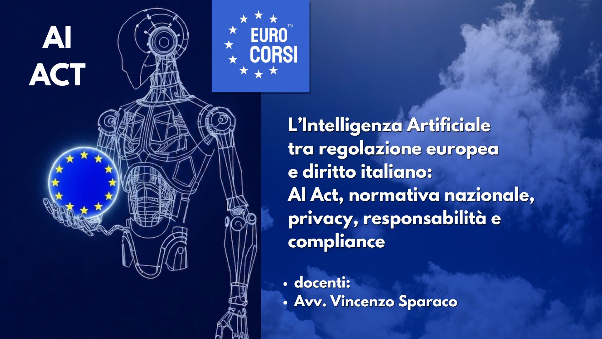 30 settembre 2026: L’Intelligenza Artificiale tra regolazione europea e diritto italiano: AI Act, normativa nazionale, privacy, responsabilità e compliance 1 30 settembre 2026: L’Intelligenza Artificiale tra regolazione europea e diritto italiano: AI Act, normativa nazionale, privacy, responsabilità e compliance